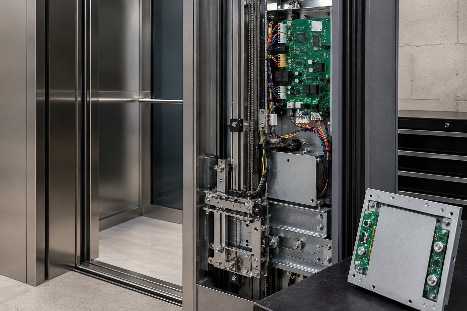 Painel de porta de elevador no Brasil: guia técnico