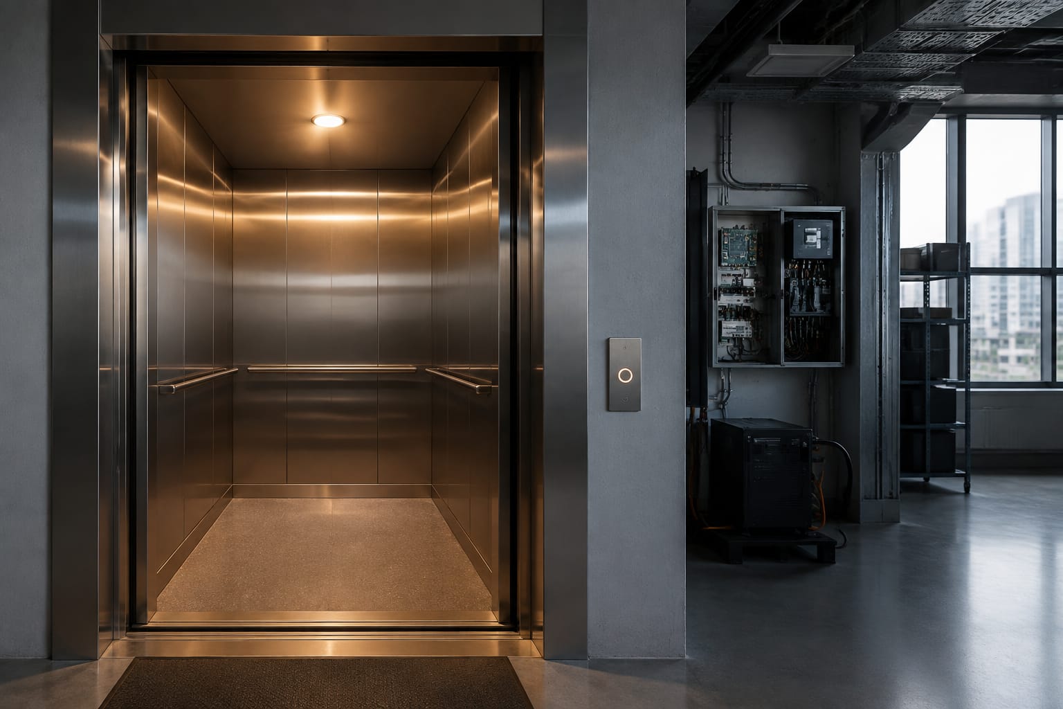 Luz de emergência do elevador: teste e reparo