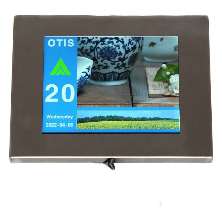 10.4 polegadas tela de display multimídia OTIS peças de elevador acessórios de elevador