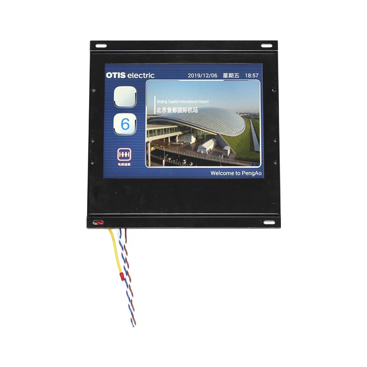 10.4 polegadas tela de monitor multimídia OTIS peças de elevador acessórios de elevador