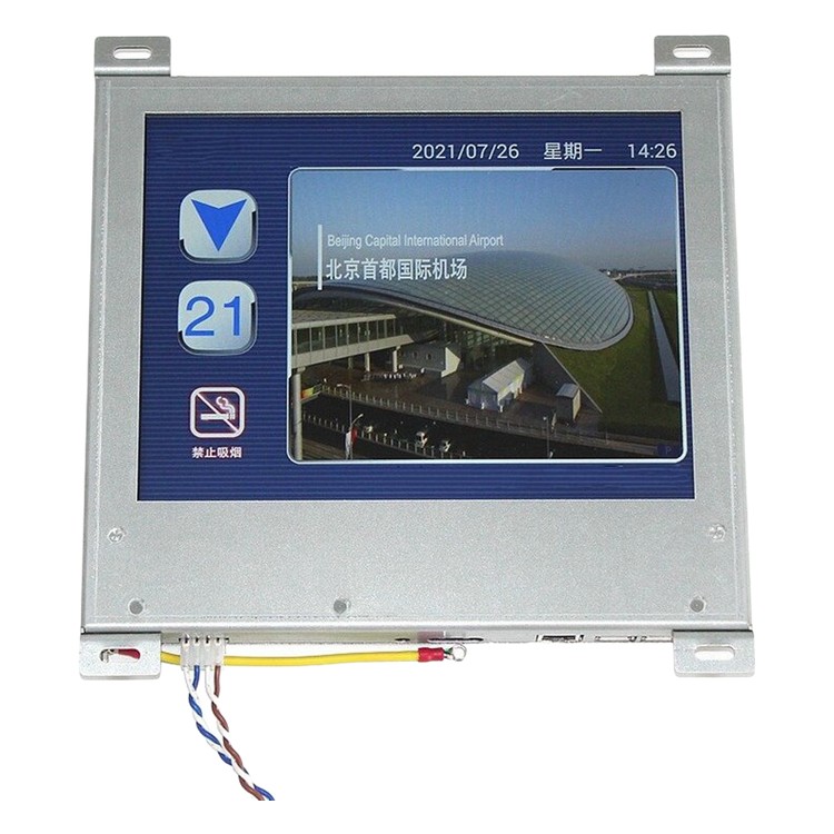 Tela de display LCD 10,4 polegadas OTIS peças de elevador acessórios