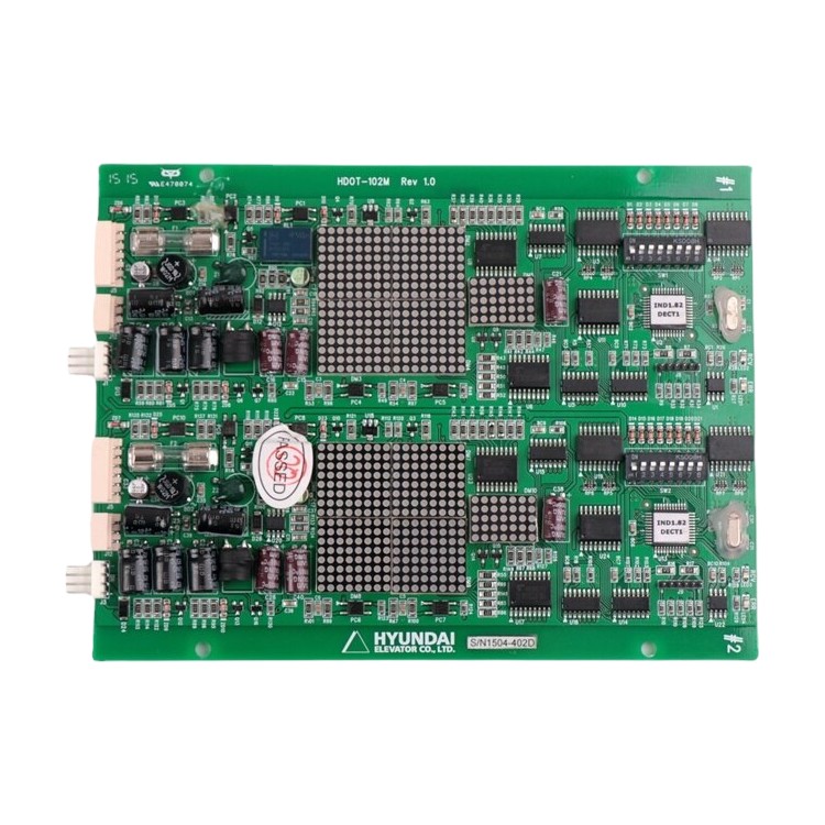 Placa de display Rev 1.0 HYUNDAY peças de elevador acessórios de elevador