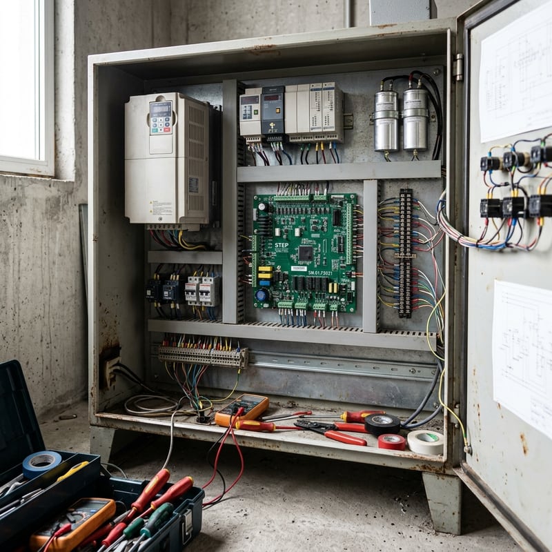 Instalação da Placa de Controle STEP SM.01.F5021