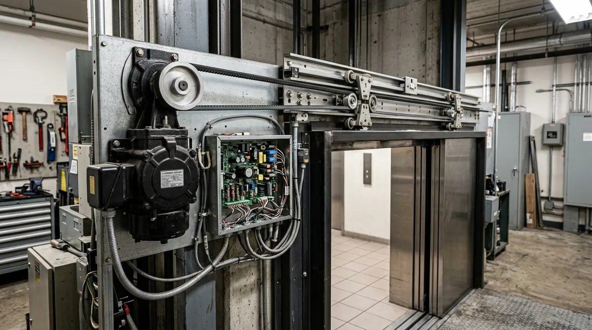 Motor de porta Mitsubishi EMB-80-4 para elevador VFGL