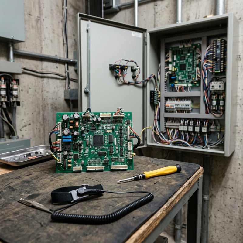Instalação da Placa de Sinal Toshiba CCU-500B